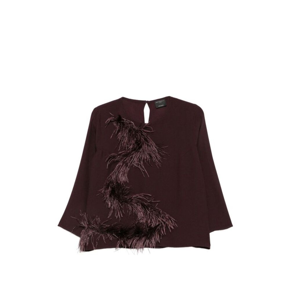 Antonelli Firenze Brown Tops - Blouses Women